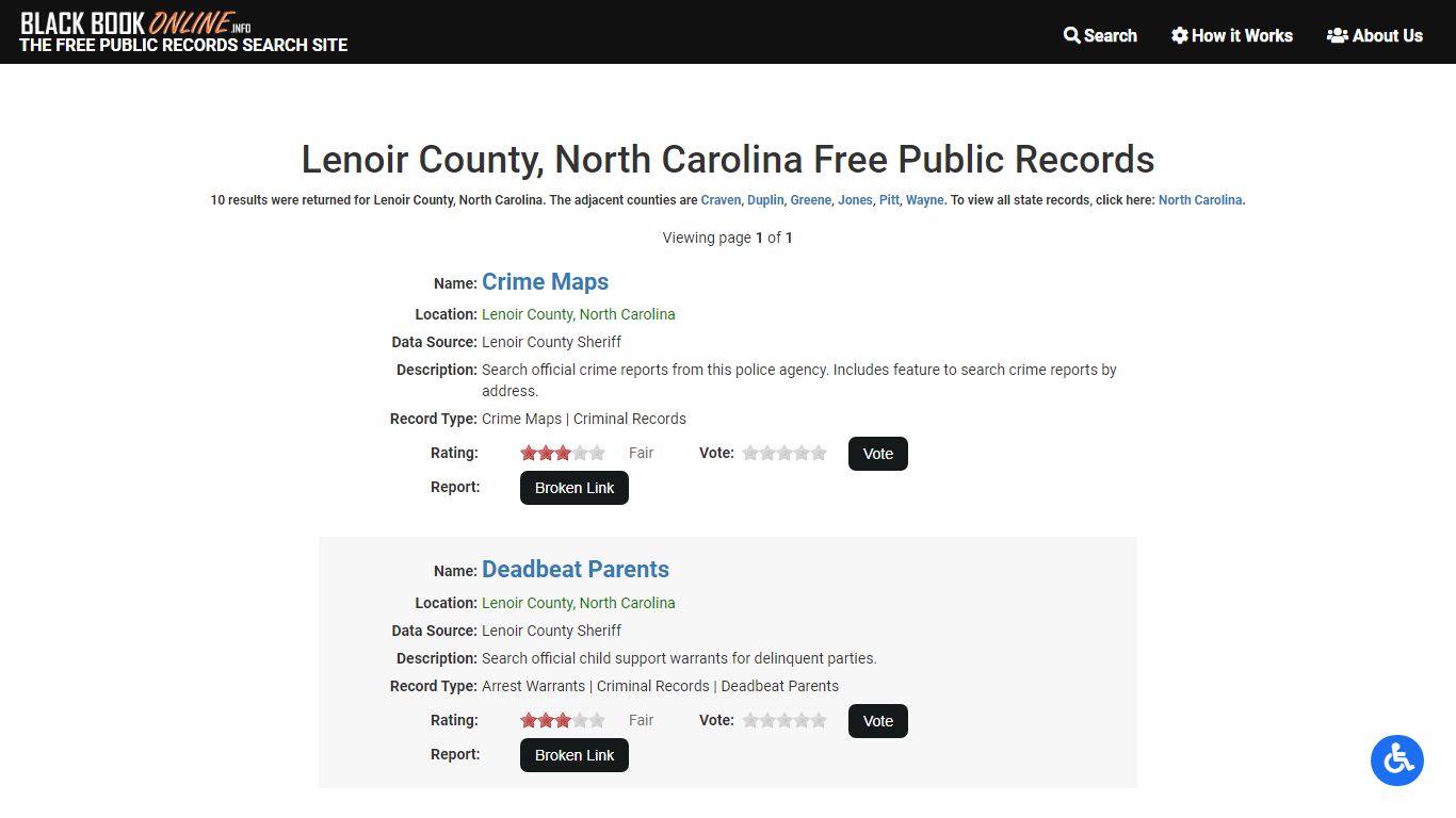 Lenoir County, NC Free Public Records | Criminal Records ...